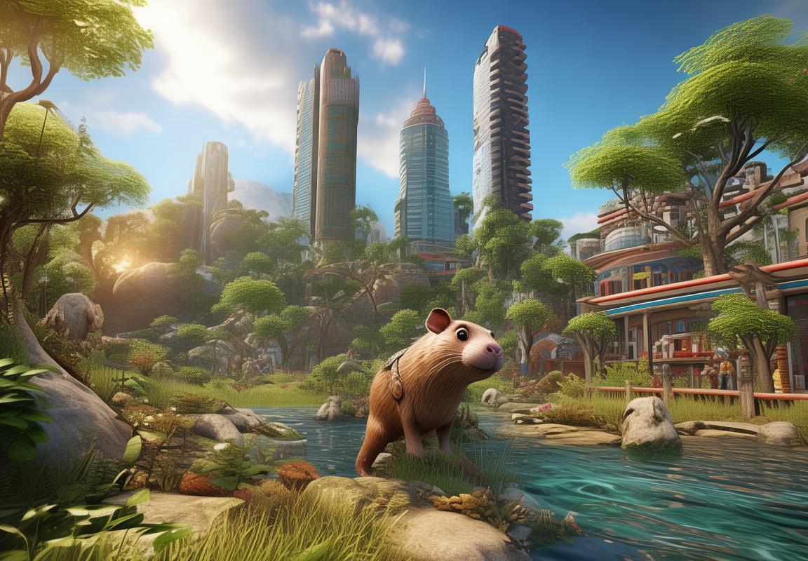 Capybara Runner 3D：具有动态关卡冒险的交互式 3D 游戏体验